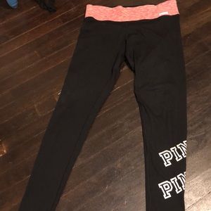Pink yoga pants
